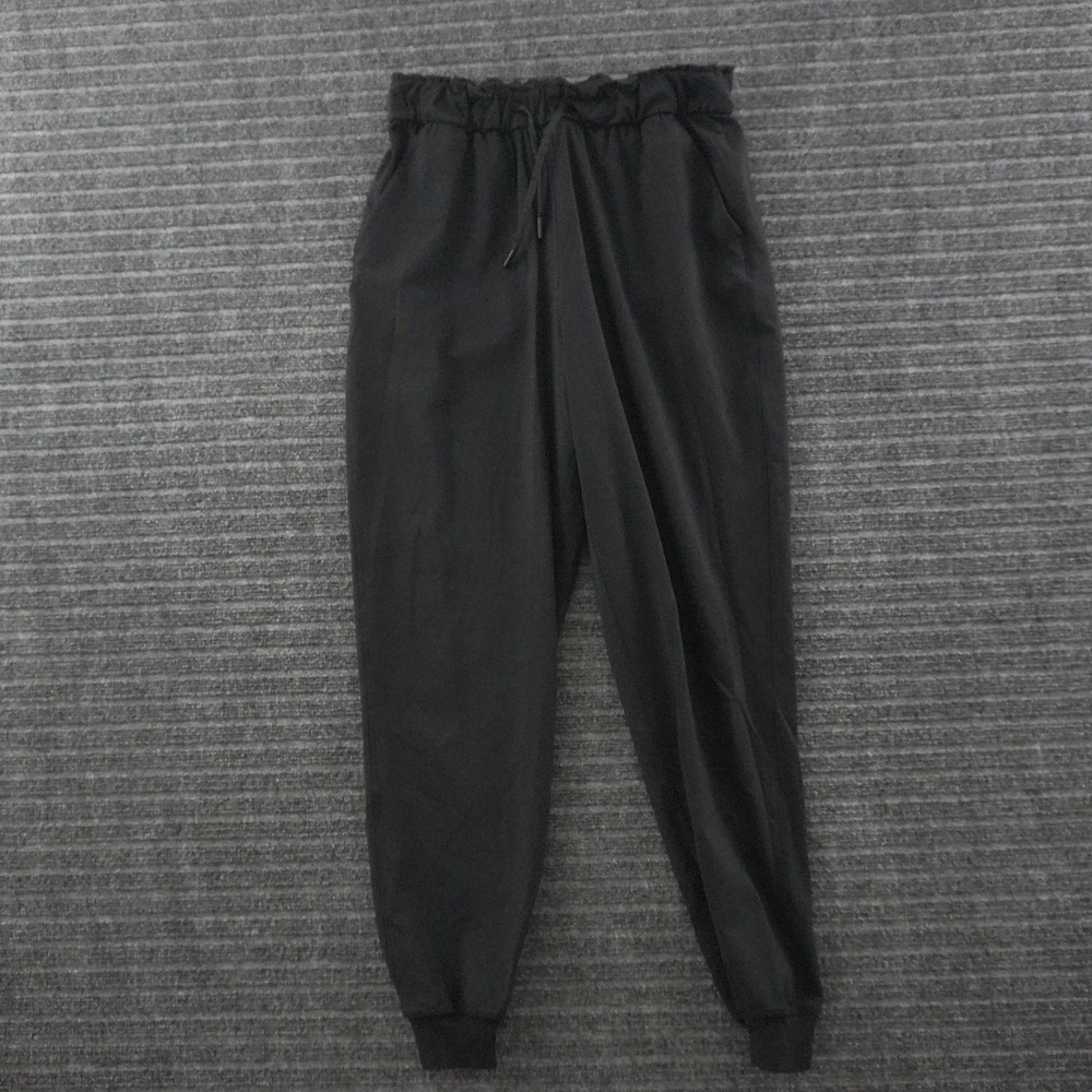 Lululemon Keep Moving Pant High-Rise Jogger Women Size 8 Black 7/8 Length